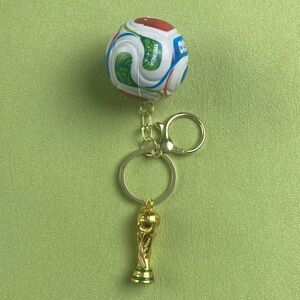 & Other Stories Gold and Multicolor Keychain